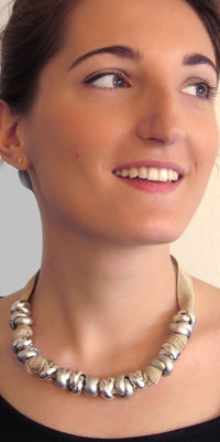 Iris necklace