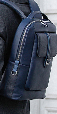 Zaino Nava Courier Leather