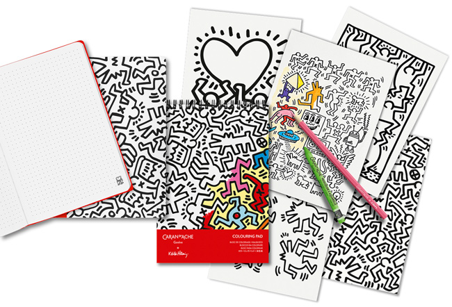 Colouring book and sketchpad