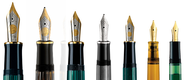 Pelikan nibs for Souveraen 1000, 800, 600, 400, 300, 200, 100