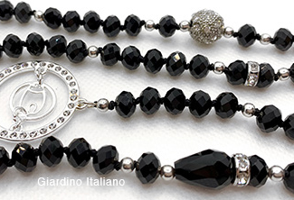 Braccialini black necklace