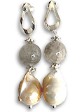 Pearl earrings