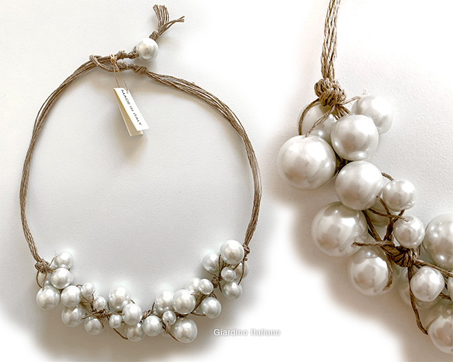 collana Navona con perle di maiorca