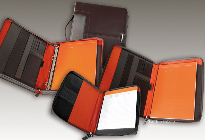 notepad portfolio in two sizes