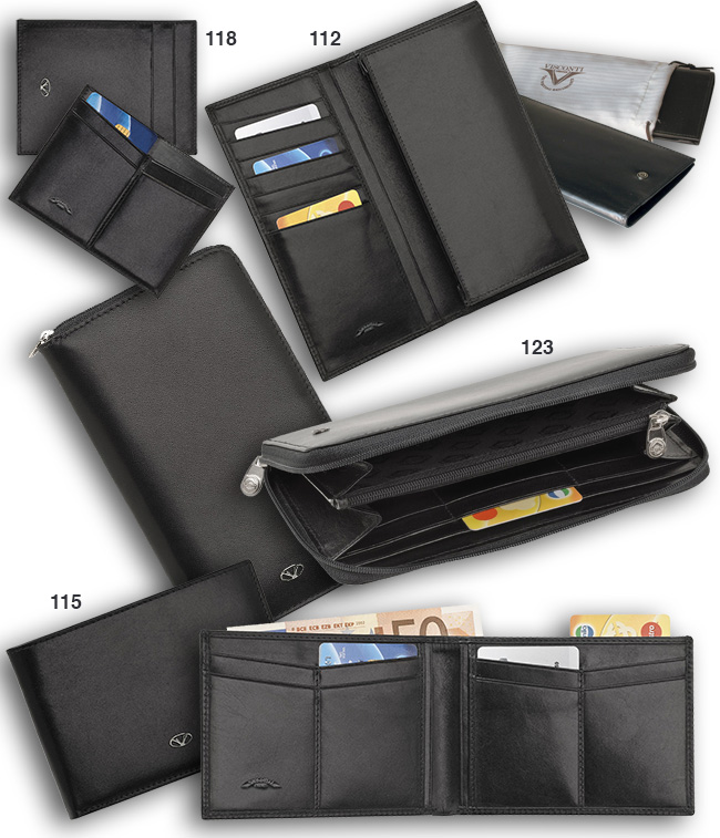 Visconti leather wallets for men