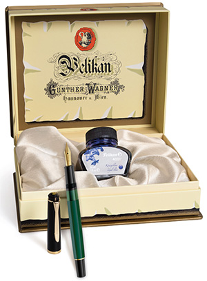 Pelikan 251 verde-nera con scatola