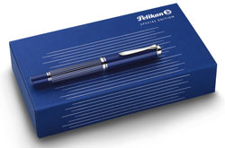 Cofanetto Pelikan 815 Metal Striped Blue