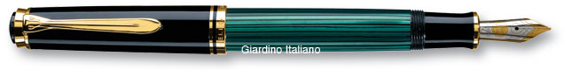 Pelikan Souveran M800 green fountain pen