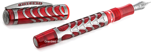 Visconti Skeleton rossa