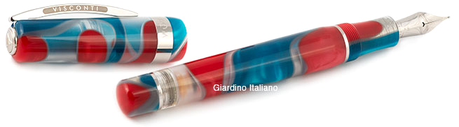 Visconti woodstock red-blue