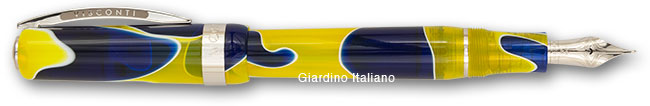 Visconti Woodstock yellow-blue